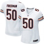 Camiseta Chicago Bears Freeman Blanco Nike Game NFL Mujer
