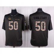 Camiseta Chicago Bears Singletary Apagado Gris Nike Anthracite Salute To Service NFL Hombre