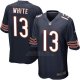 Camiseta Chicago Bears White Blanco Negro Nike Game NFL Nino