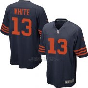 Camiseta Chicago Bears White Marron Negro Nike Game NFL Nino