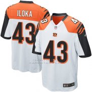 Camiseta Cincinnati Bengals Iloka Blanco Nike Game NFL Nino