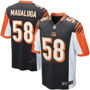 Camiseta Cincinnati Bengals Maualuga Negro Nike Game NFL Hombre