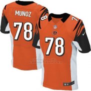 Camiseta Cincinnati Bengals Munoz Naranja Nike Elite NFL Hombre