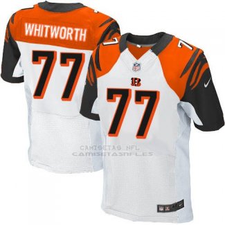 Camiseta Cincinnati Bengals Whitworth Blanco Nike Elite NFL Hombre
