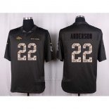 Camiseta Denver Broncos Anderson Apagado Gris Nike Anthracite Salute To Service NFL Hombre