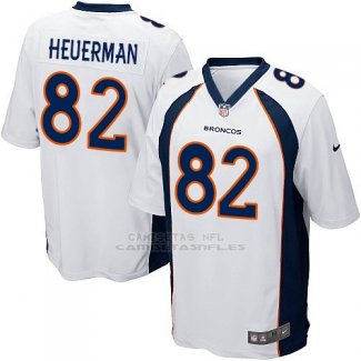 Camiseta Denver Broncos Heuerman Blanco Nike Game NFL Hombre