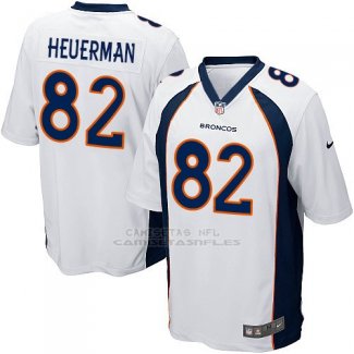 Camiseta Denver Broncos Heuerman Blanco Nike Game NFL Nino