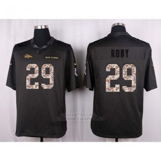 Camiseta Denver Broncos Roby Apagado Gris Nike Anthracite Salute To Service NFL Hombre