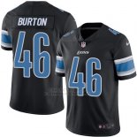 Camiseta Detroit Lions Burton Negro Nike Legend NFL Hombre
