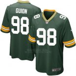 Camiseta Green Bay Packers Guion Verde Militar Nike Game NFL Hombre Camiseta Green Bay Packers Guion Verde Militar Nike Game NFL Hombre