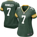 Camiseta Green Bay Packers Hundley Verde Militar Nike Game NFL Mujer