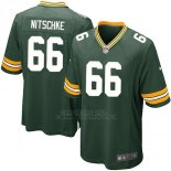 Camiseta Green Bay Packers Nitschke Verde Militar Nike Game NFL Hombre