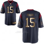 Camiseta Houston Texans Fuller Profundo Azul Nike Gold Game NFL Hombre