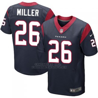 Camiseta Houston Texans Miller Profundo Azul Nike Elite NFL Hombre