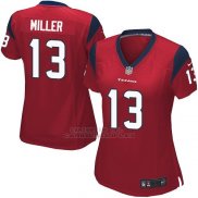 Camiseta Houston Texans Miller Rojo Nike Game NFL Mujer