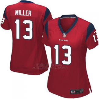 Camiseta Houston Texans Miller Rojo Nike Game NFL Mujer