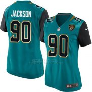 Camiseta Jacksonville Jaguars Jackson Lago Azul Nike Game NFL Mujer