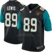 Camiseta Jacksonville Jaguars Lewis Negro Nike Game NFL Hombre