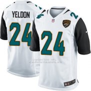 Camiseta Jacksonville Jaguars Yeldon Blanco Nike Game NFL Nino