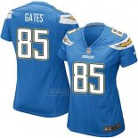Camiseta Los Angeles Chargers Gates Azul Nike Game NFL Mujer