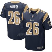 Camiseta Los Angeles Rams Barron Profundo Azul Nike Elite NFL Hombre