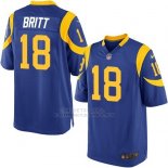 Camiseta Los Angeles Rams Britt Azul Nike Game NFL Nino