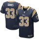 Camiseta Los Angeles Rams Gaines Profundo Azul Nike Elite NFL Hombre