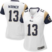 Camiseta Los Angeles Rams Warner Blanco Nike Game NFL Mujer