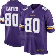 Camiseta Minnesota Vikings Carter Violeta Nike Game NFL Hombre