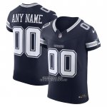 Camiseta NFL Elite Dallas Cowboys Vapor F.U.S.E. Personalizada Azul