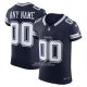Camiseta NFL Elite Dallas Cowboys Vapor F.U.S.E. Personalizada Azul
