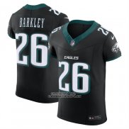 Camiseta NFL Elite Philadelphia Eagles Saquon Barkley Alterno Vapor F.U.S.E. Negro