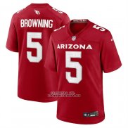 Camiseta NFL Game Arizona Rojos Baron Browning Rojo