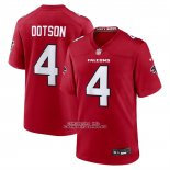 Camiseta NFL Game Atlanta Falcons Jahan Dotson Rojo Camiseta NFL Game Atlanta Falcons Jahan Dotson Rojo