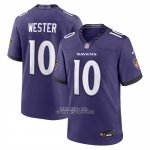 Camiseta NFL Game Baltimore Ravens LaJohntay Wester Violeta1