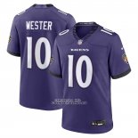 Camiseta NFL Game Baltimore Ravens LaJohntay Wester Violeta1 Camiseta NFL Game Baltimore Ravens LaJohntay Wester Violeta1