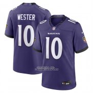 Camiseta NFL Game Baltimore Ravens LaJohntay Wester Violeta1