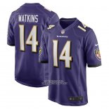 Camiseta NFL Game Baltimore Ravens Sammy Watkins Violeta