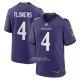 Camiseta NFL Game Baltimore Ravens Zay Flowers Jugador Violeta