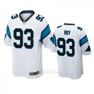 Camiseta NFL Game Carolina Panthers Bravvion Roy Blanco