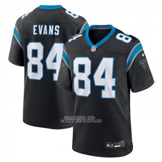 Camiseta NFL Game Carolina Panthers Mitchell Evans Negro