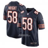 Camiseta NFL Game Chicago Bears Darnell Wright 2023 NFL Draft First Round Pick Azul