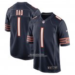 Camiseta NFL Game Chicago Bears Number 1 Dad Azul