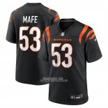 Camiseta NFL Game Cincinnati Bengals Boye Mafe Negro Camiseta NFL Game Cincinnati Bengals Boye Mafe Negro