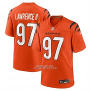 Camiseta NFL Game Cincinnati Bengals Dexter Lawrence II Naranja