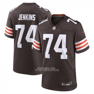 Camiseta NFL Game Cleveland Browns Elgton Jenkins Marron