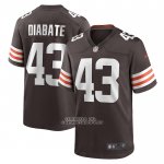 Camiseta NFL Game Cleveland Browns Mohamoud Diabate Marron