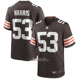 Camiseta NFL Game Cleveland Browns Nick Harris Marron