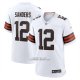 Camiseta NFL Game Cleveland Browns Shedeur Sanders 2025 Draft Blanco