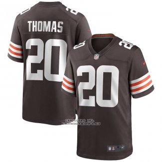 Camiseta NFL Game Cleveland Browns Tavierre Thomas Marron